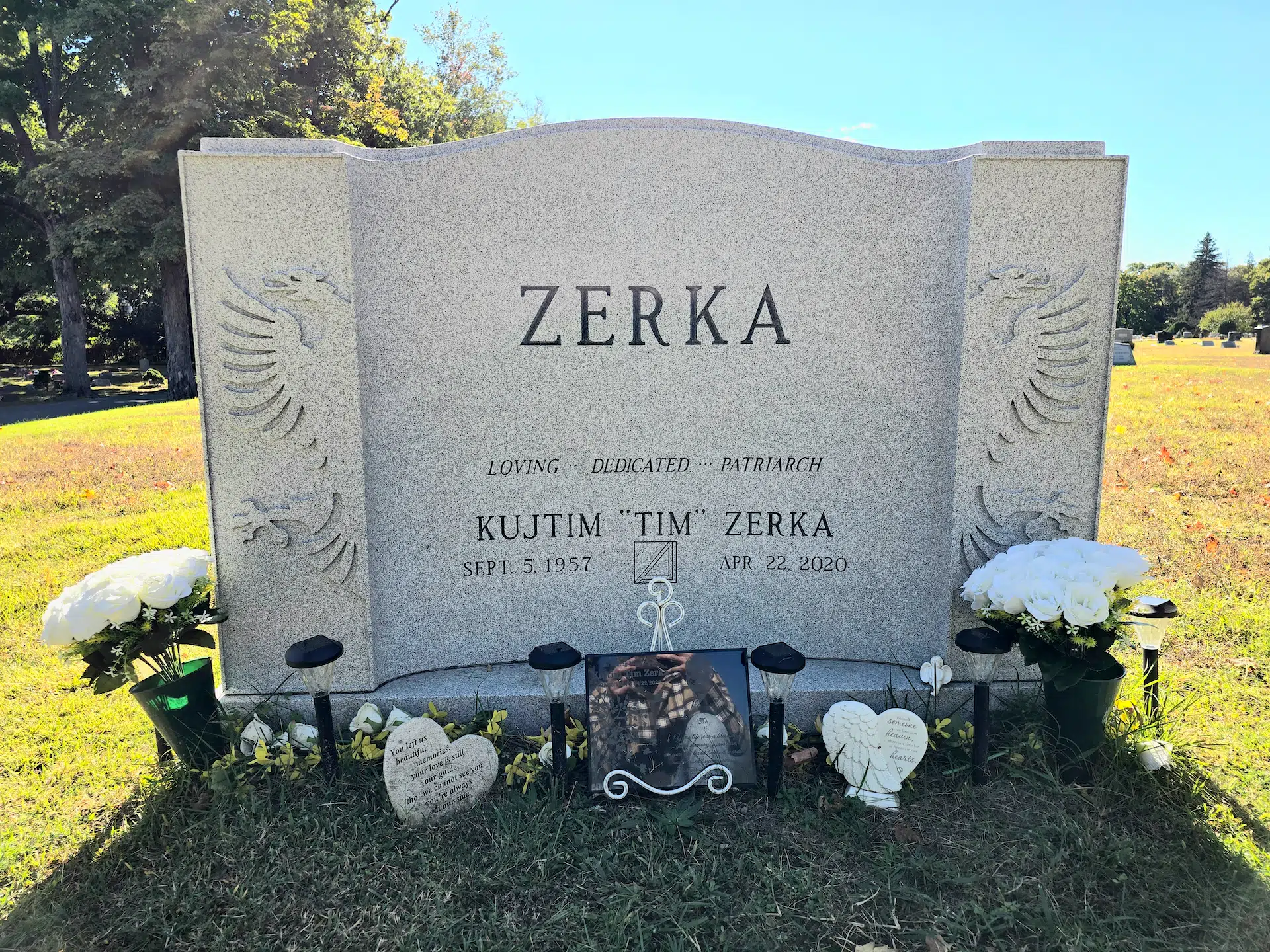 Granite Headstone Design hand-carved by Unique Memorial Designs in NJ — image 4