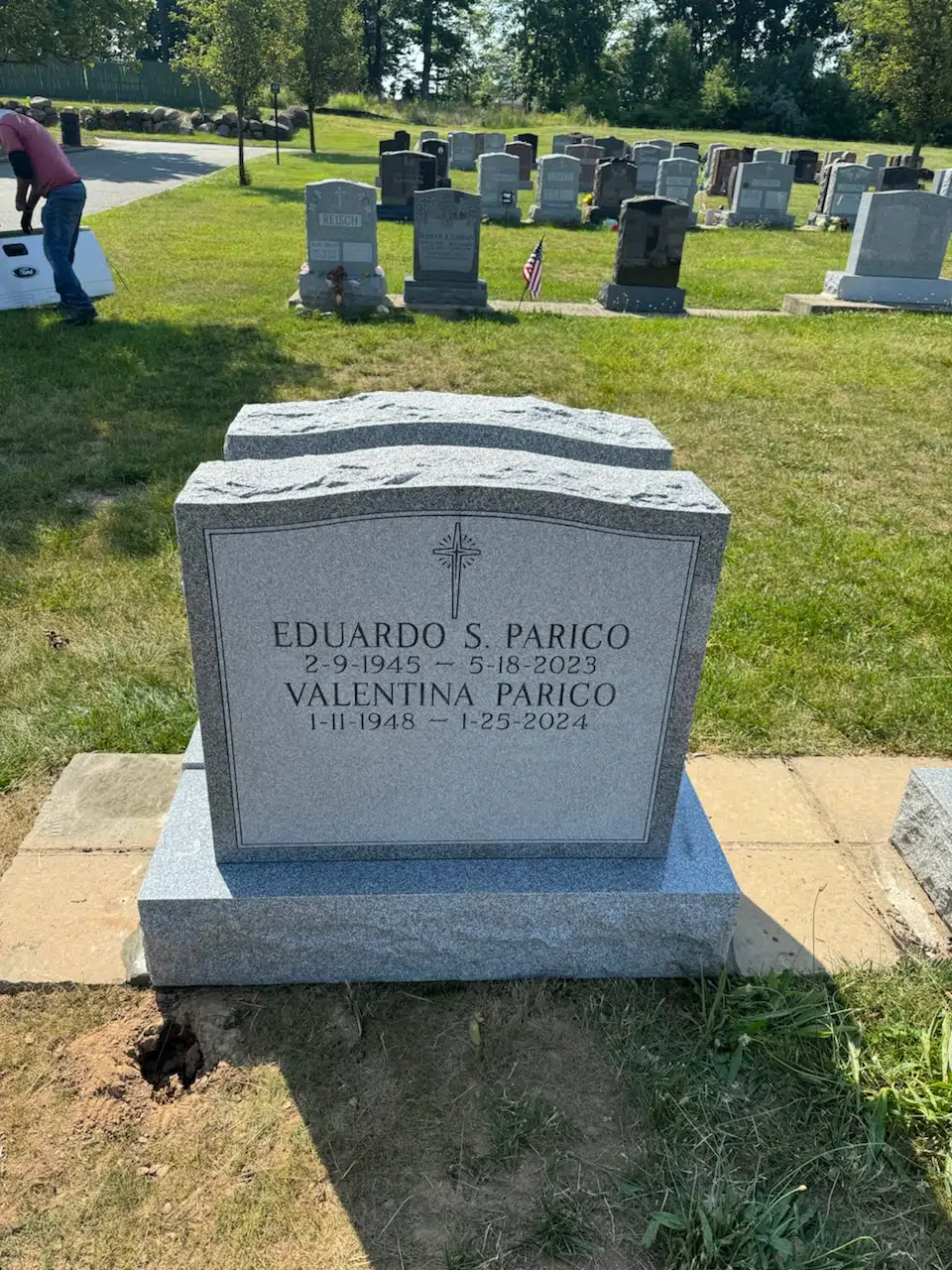 Granite Headstone Design hand-carved by Unique Memorial Designs in NJ — image 3